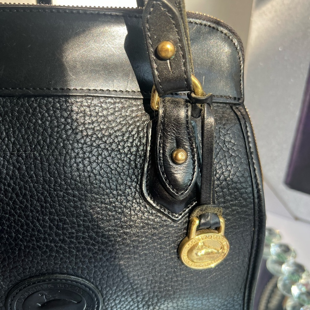 Dooney & Bourke vinyl Black Pebbled Leather Shoulder Bag - Picture 10 of 16